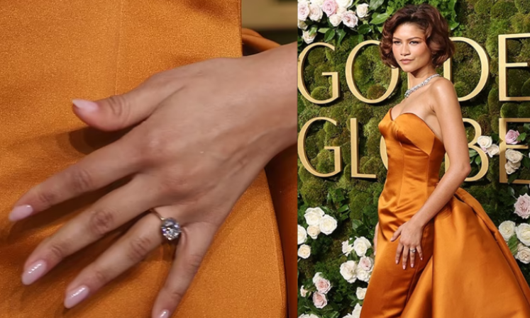 Cincin berlian yang dikenakan Zendaya di Golden Globes jadi sorotan.