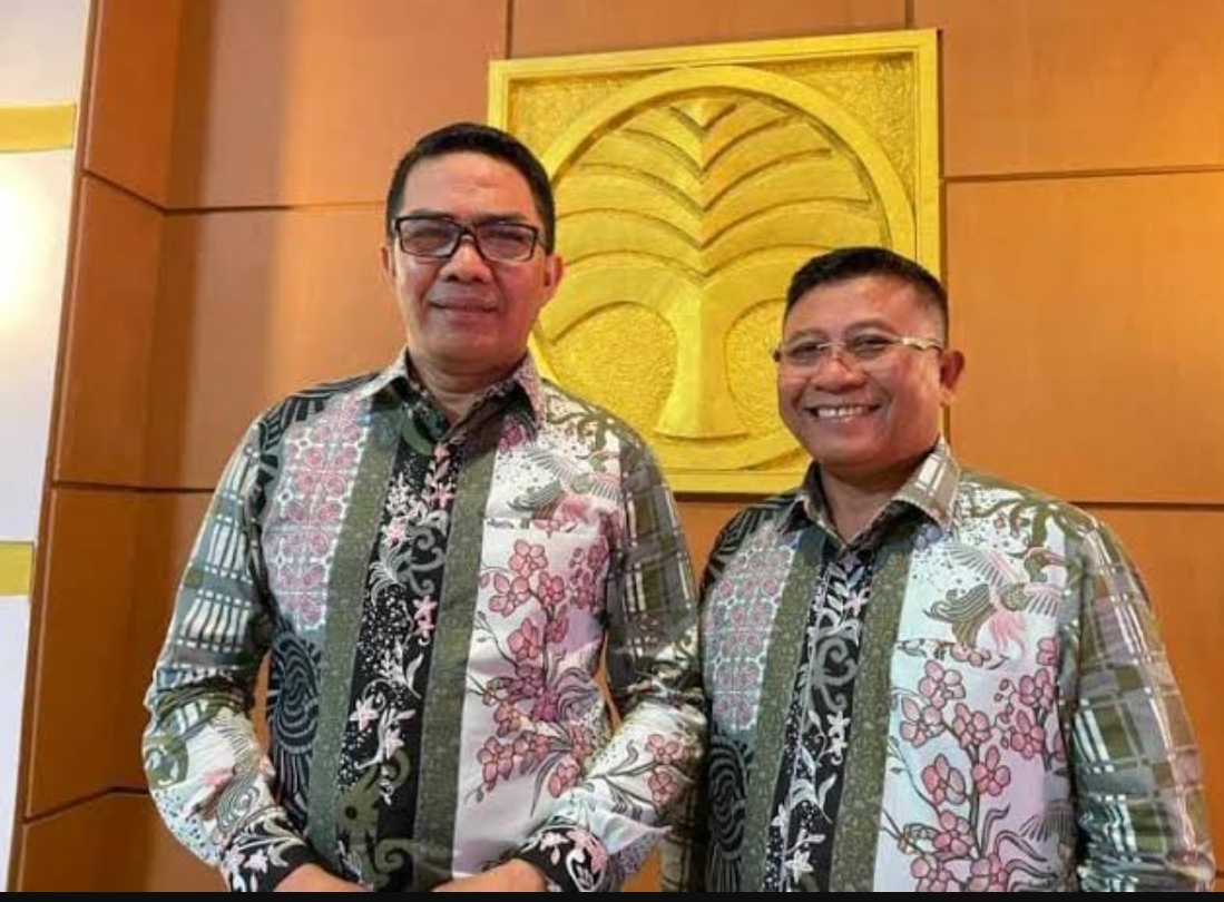 Andi Harun (kiri) dan Saefudin Zuhri