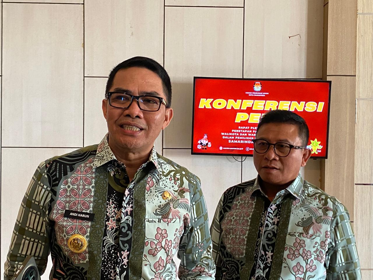 Andi Harun (kiri) dan Saefudin Zuhri