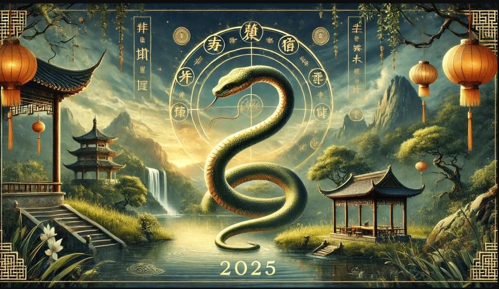 Ilustrasi. Shio Ular Kayu 2025.