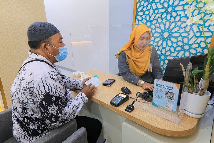 IBADAH: BSI menargetkan dana tabungan haji untuk 2025 mencapai Rp 20 triliun.