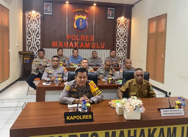 Penanaman jagung serentak bakal digelar di Kaltim, Polres Mahulu mengikuti rakor dengan Polda Kaltim dan instansi terkait. (IST)