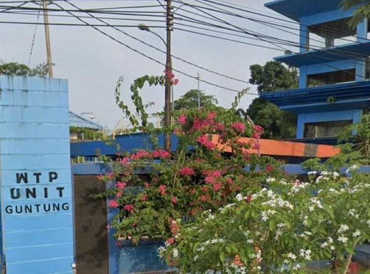 BERHENTI DISTRIBUSI: Water treatment plant di Guntung milik Perumda Tirta Taman akan masuk perawatan esok hari (18/1/2025).