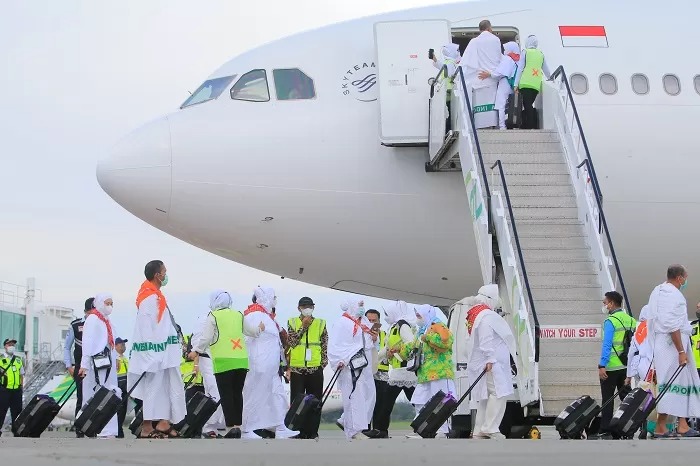 Calon jamaah haji asal Kaltim yang hendak berangkat ke Tanah Suci tahun lalu. (KALTIM POST)