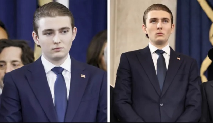 Barron Trump, anak Donald Trump, kini jadi sorotan dunia.