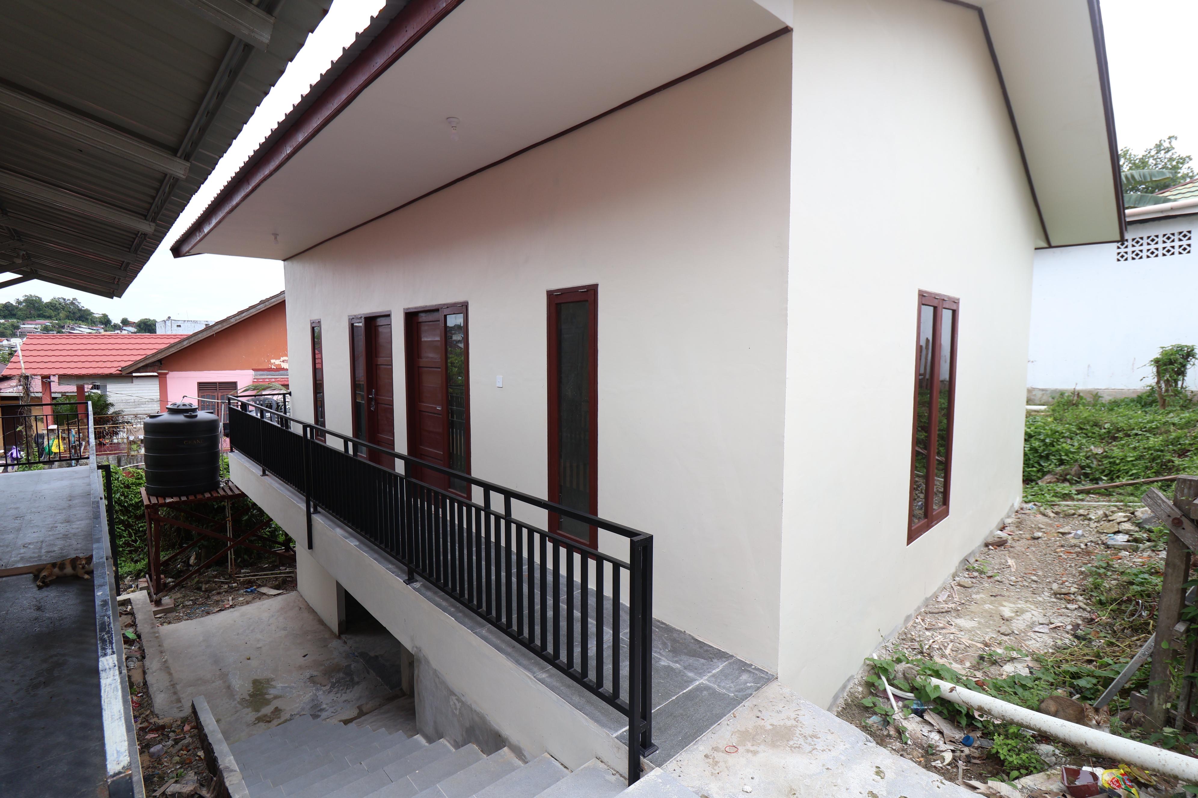 BARU: Renovasi rumah singgah yang berlokasi di Jalan Milono sudah rampung. Kini menunggu pemenuhan interior, dapat menampung sekitar 20 orang.