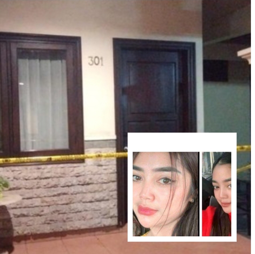 BERGERAK CEPAT: Polda Jatim sudah memasang police line di kamar hotel yang berada di Jalan Mayor Bismo, Kota Kediri. (FOTO: IST)