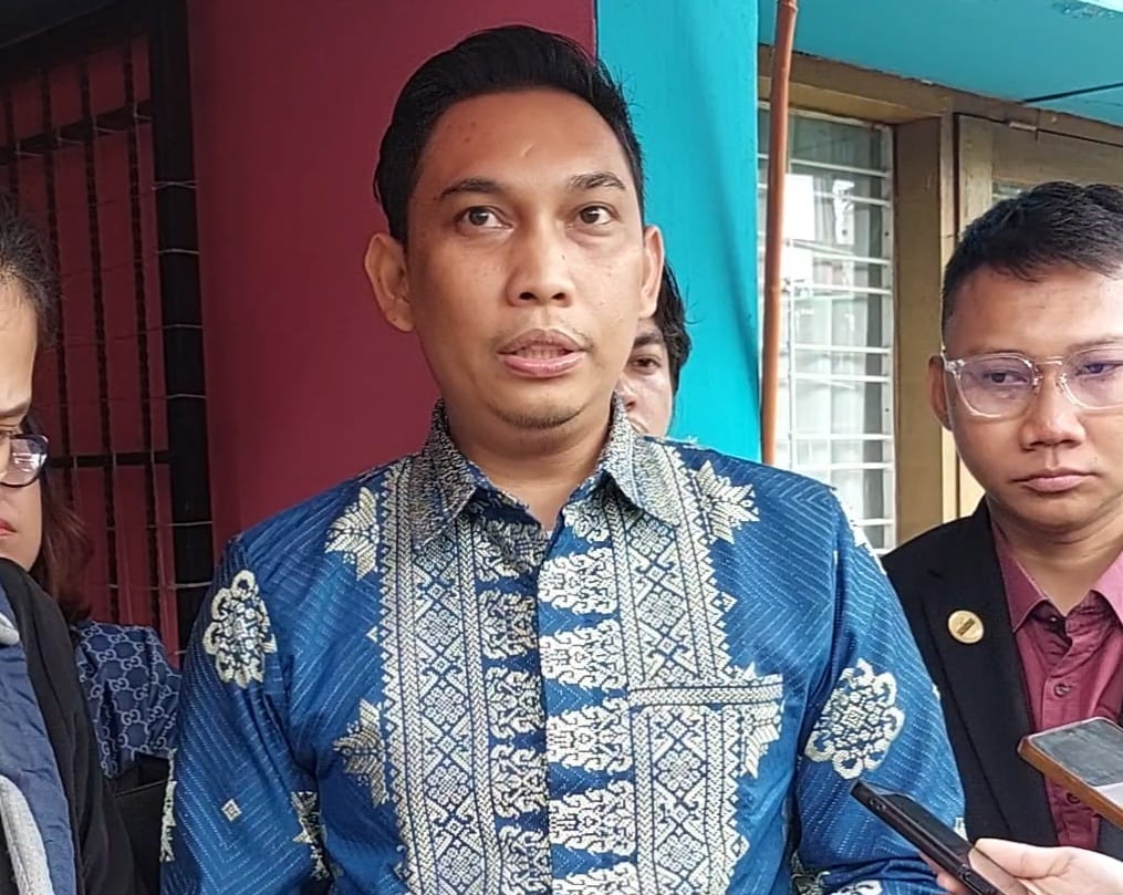 Yusuf Hakim Nasution dari Hutama Law Firm selaku kuasa hukum korban kekerasan seksual bocah 2 tahun. (DINA/KP)