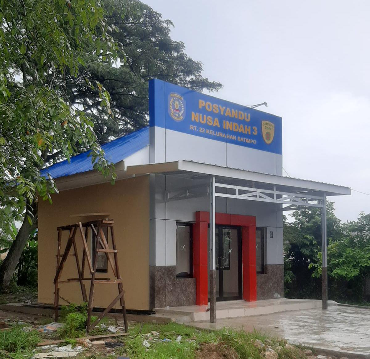 SEGERA DIFUNGSIKAN: Bangunan Posyandu Nusa Indah 3 yang dikerjakan pada akhir tahun lalu telah rampung dan siap dioperasionalkan. (FOTO: ADIEL KUNDHARA/KP)