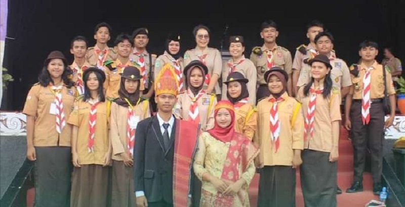 ANTUSIAS: Peserta Study Scout Competition Camp se-Kutai Barat.