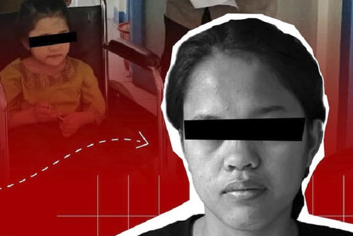 Bareskrim Polri merilis foto tante yang tega menganiaya bocah perempuan di Nias Selatan hingga cacat.