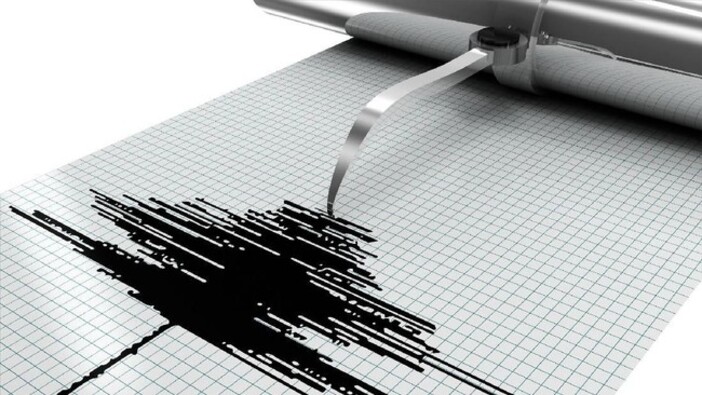Ilustrasi gempa bumi.