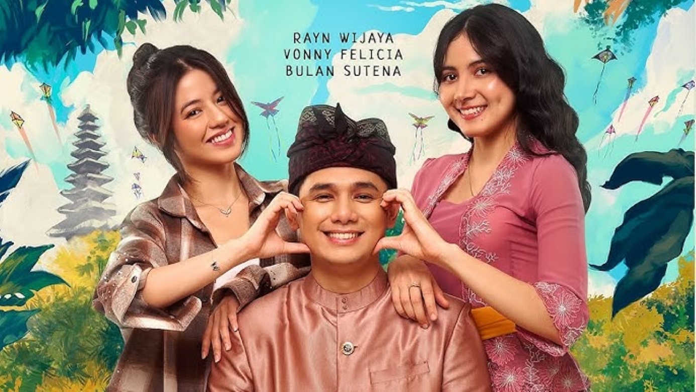 Film Made in Bali dibintangi Vonny Felicia (kiri), Ryan Wijaya, dan Bulan Sutena.