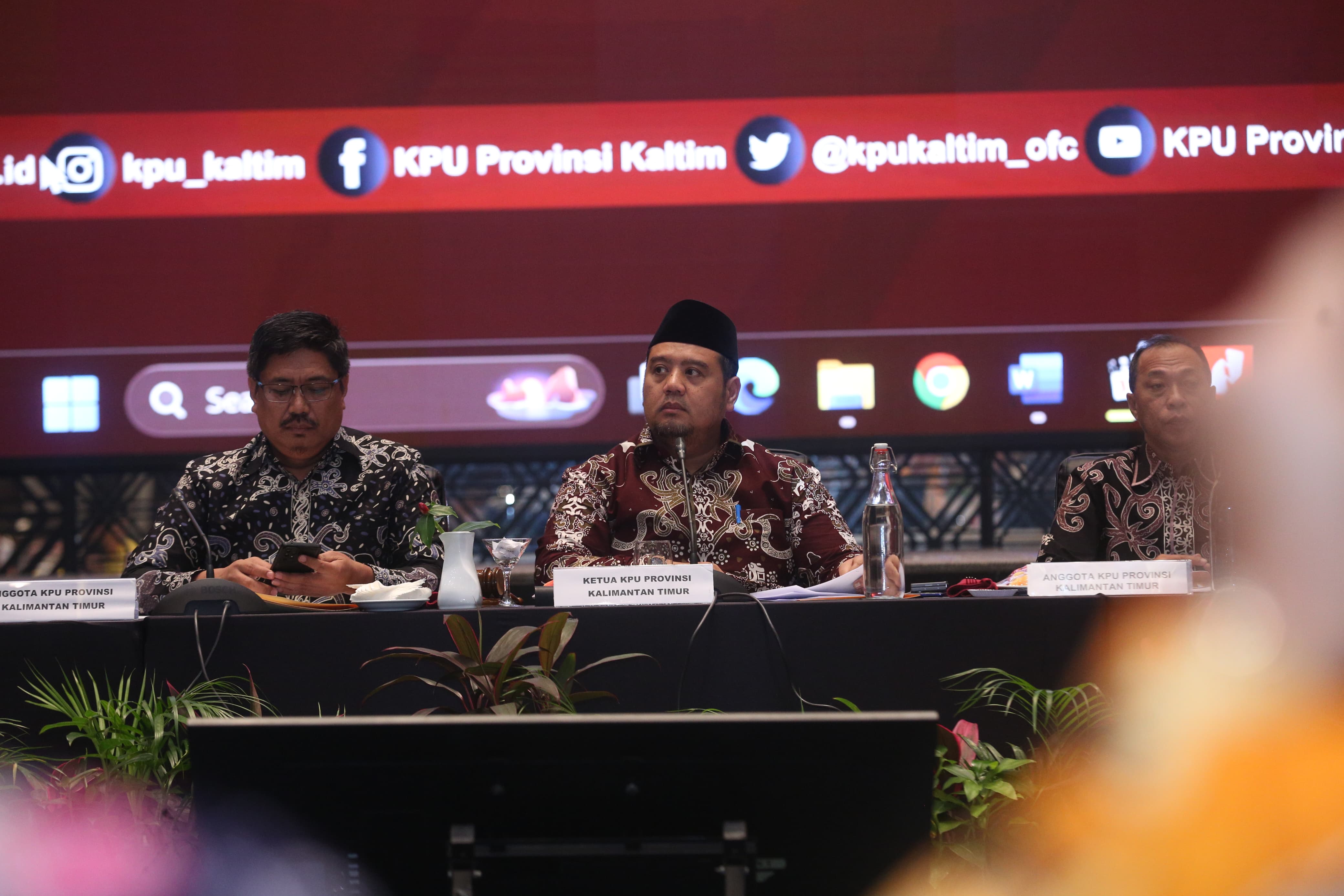 Ketua KPU Kaltim Fahmi Idris. (FOTO: RAMA)