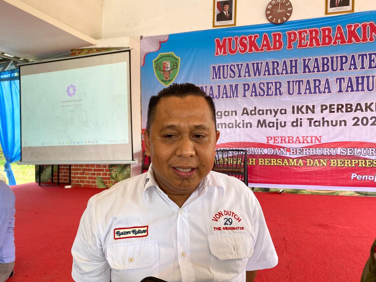 KOMITMEN: Ahmad Zuhdi bertekad untuk menyelaraskan visi dan misi dengan Pengprov Perbakin Kaltim