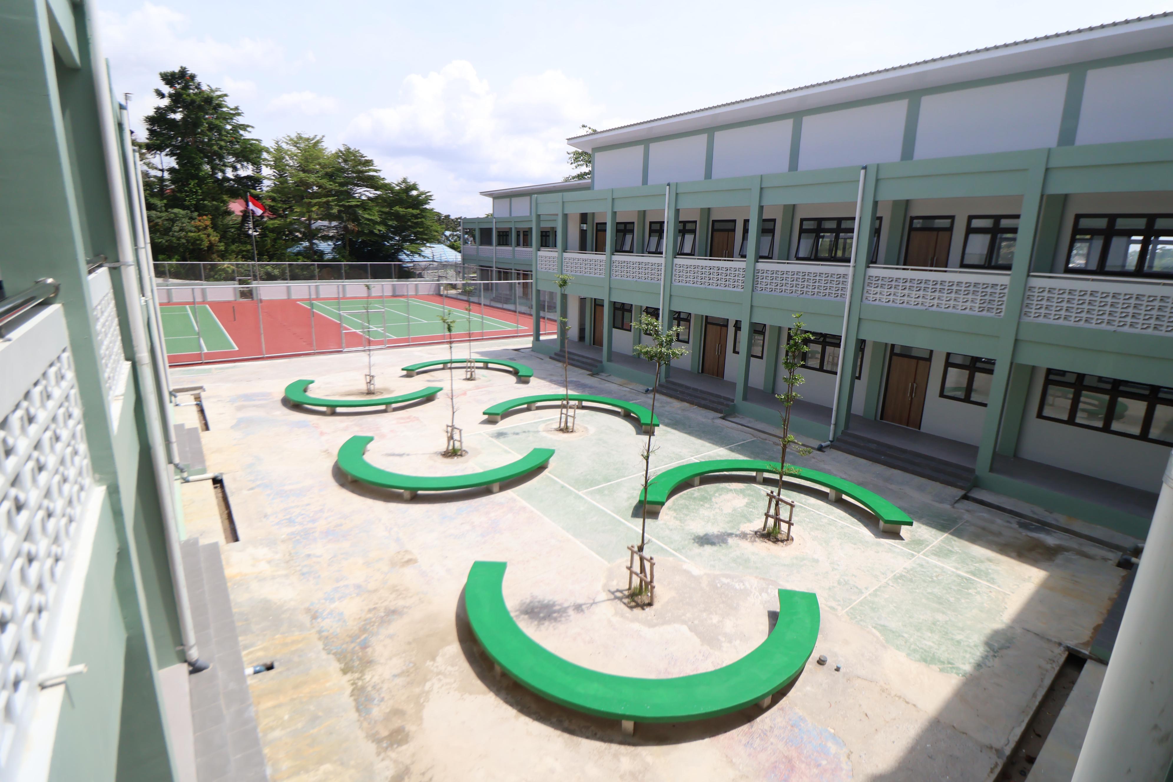 SMP 27 yang diresmikan saat HUT Balikpapan ke-128. (Foto: Anggoro Praditho/KP)