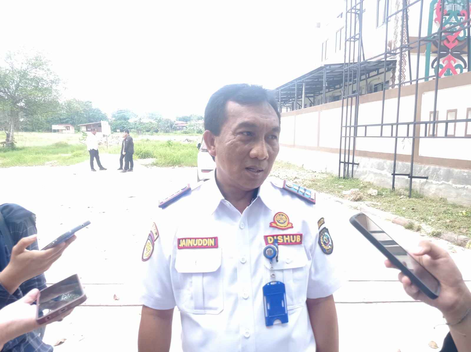 FASILITAS: Plt Kepala Dinas Perhubungan Bontang, Jainuddin.