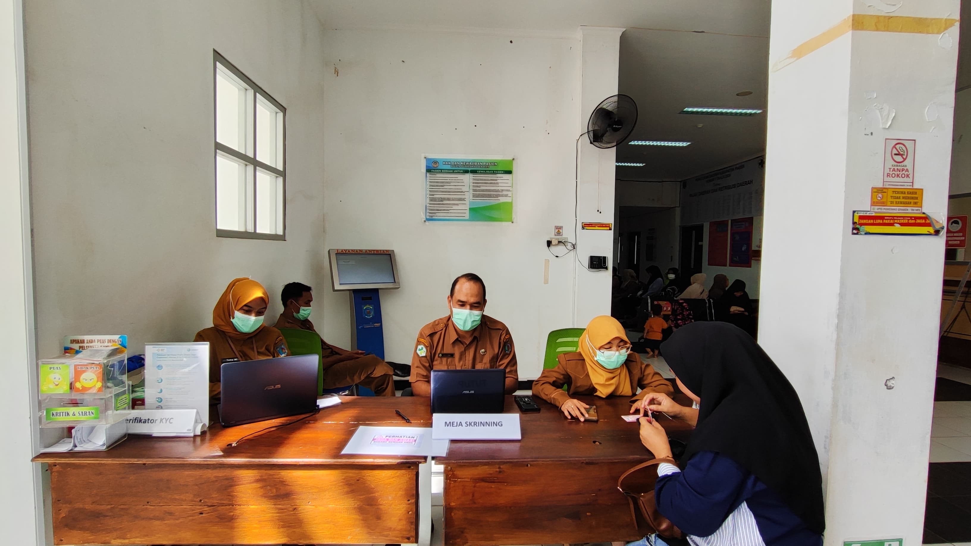 Puskesmas Senaken si Kecamatan Tanah Grogot akan jadi lokasi launching program Pemeriksaan Kesehatan Gratis di Paser.