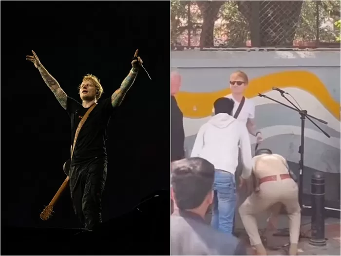 Penampilan Ed Sheeran di India.