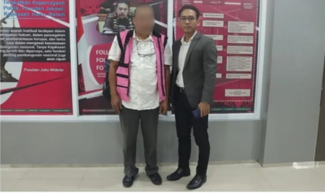 TAMBAH TERSANGKA: Kejari Samarinda tahan satu tersangka berinisial DSB dari kasus hibah KONI 2016. (DOK KEJARI SAMARINDA)