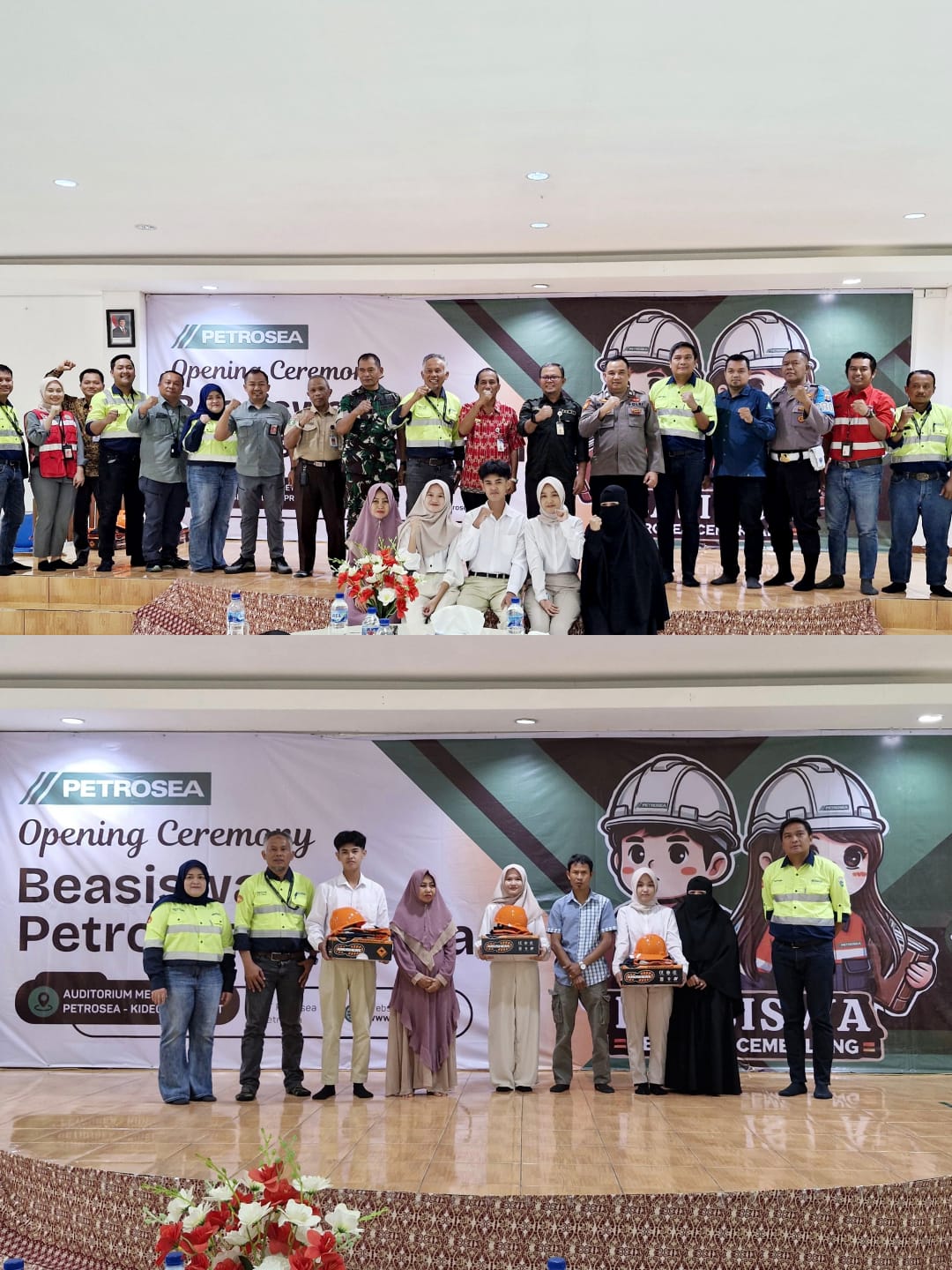 SALURKAN CSR: Petrosea Site Kideco meluncurkan program beasiswa dan kesempatan kerja kepada masyarakat sekitar operasional.