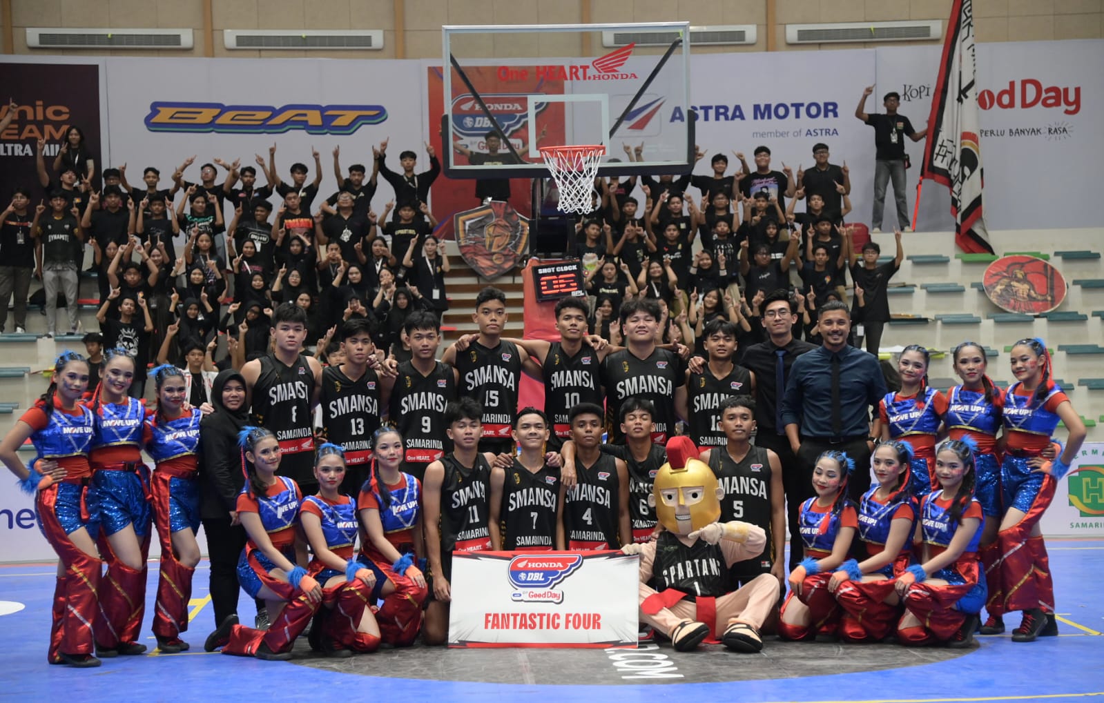 Tim putra SMAN 1 Samarinda memastikan tiket terakhir fantastic four.