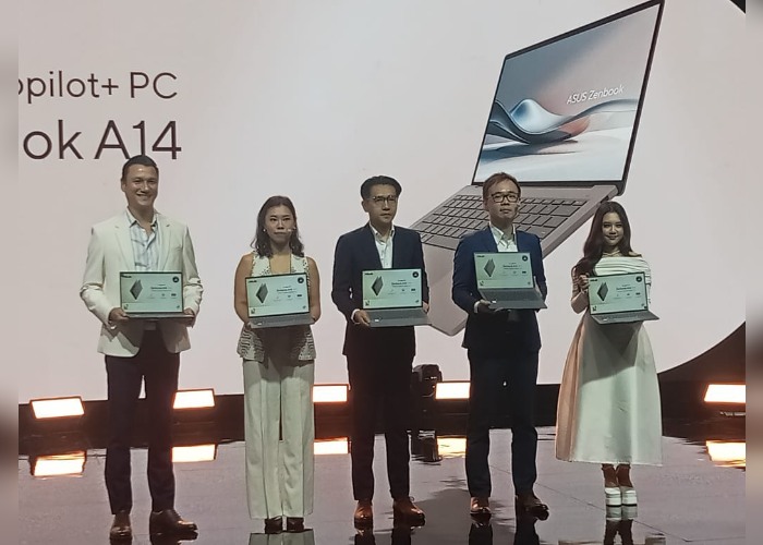 Peluncuran ASUS Zenbook 14 UX3407 di Jakarta, Rabu (19/02/2025).