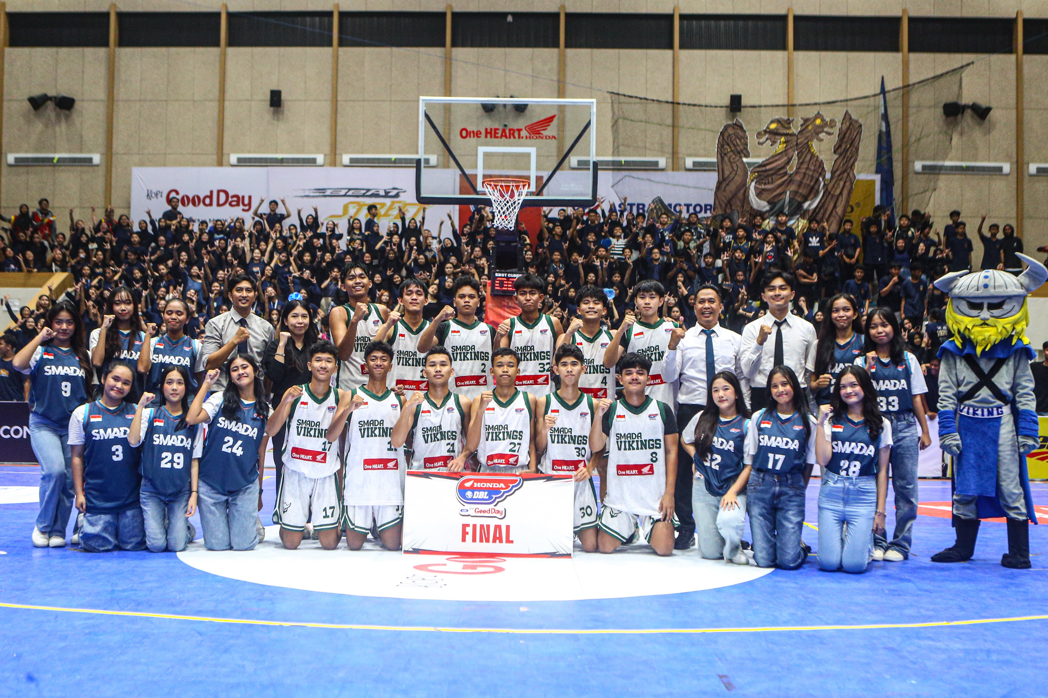 Tim putra SMAN 2 Samarinda melenggang ke partai puncak Honda DBL with Kopi Good Day 2024-2025 East Kalimantan.