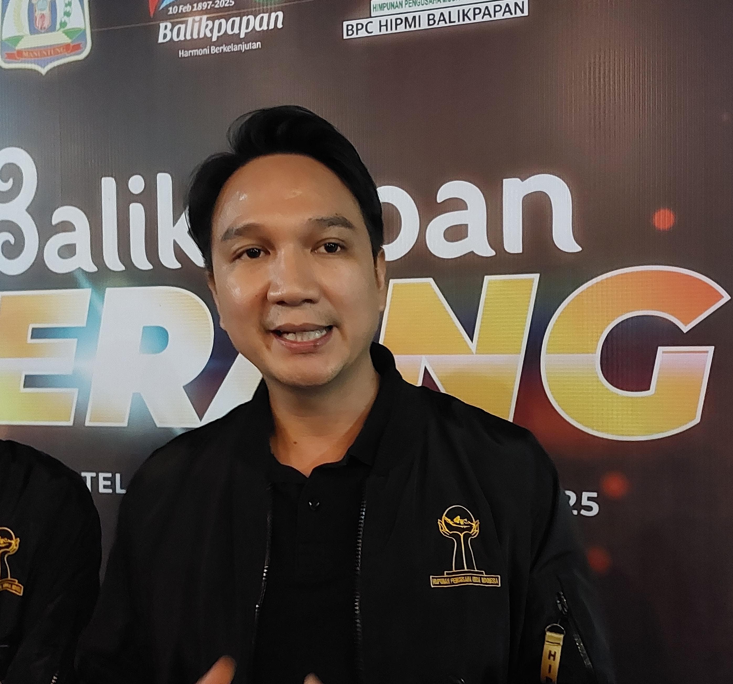 Ketua Umum BPC Hipmi Balikpapan Adam Dustin Bhakti.