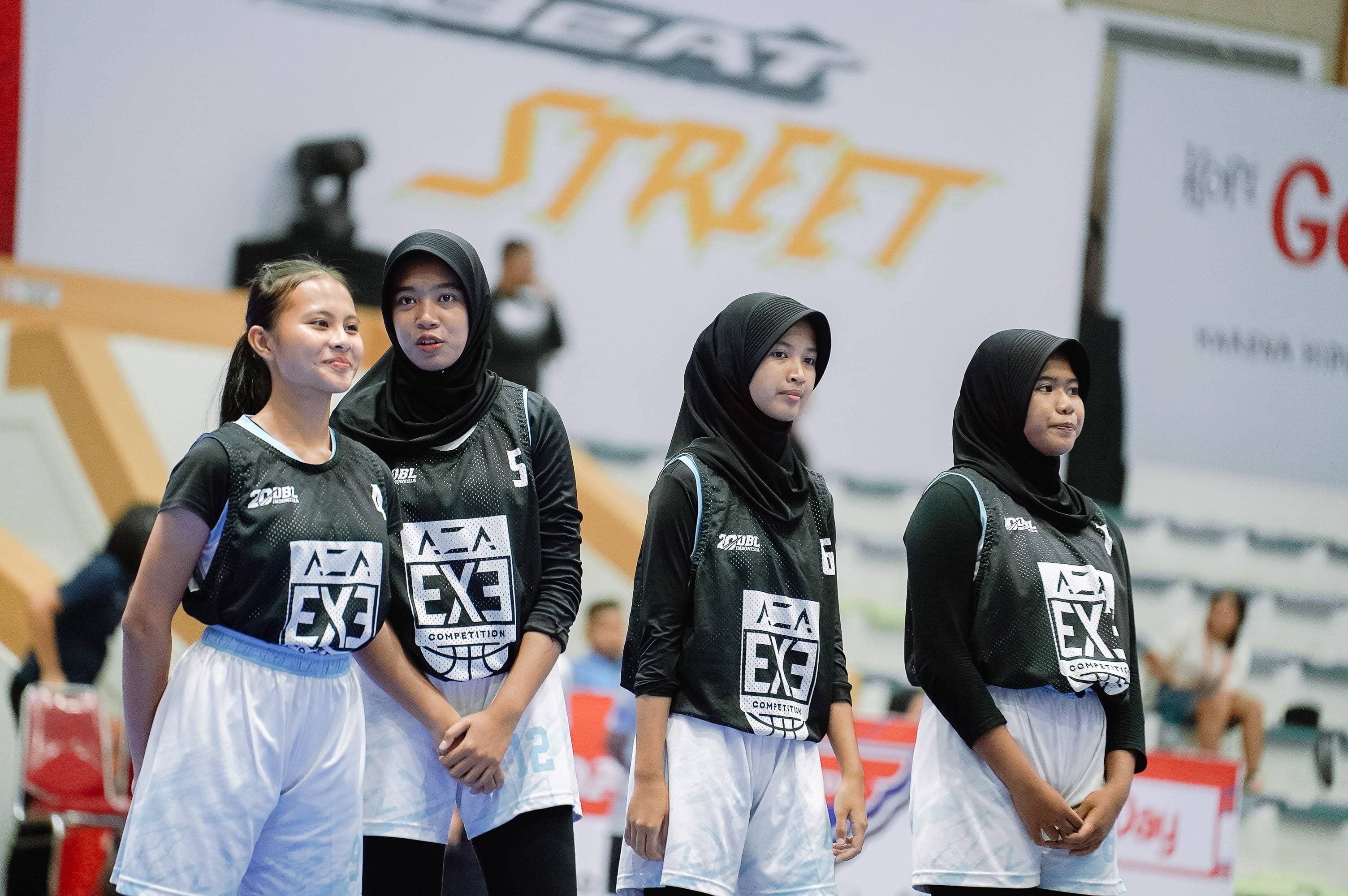 Tim basket putri SMAN 1 Long Kali, Paser, berhak atas gelar juara AZA 3x3 Competition DBL Samarinda.