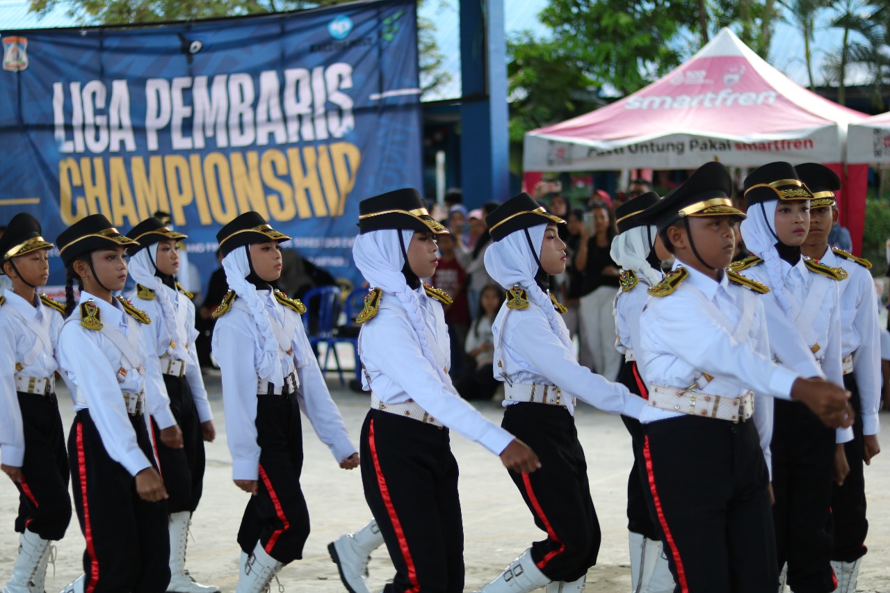 SEMANGAT: Para pembaris menunjukkan kekompakan saat mengikuti Liga Pembaris Championship di Balikpapan.