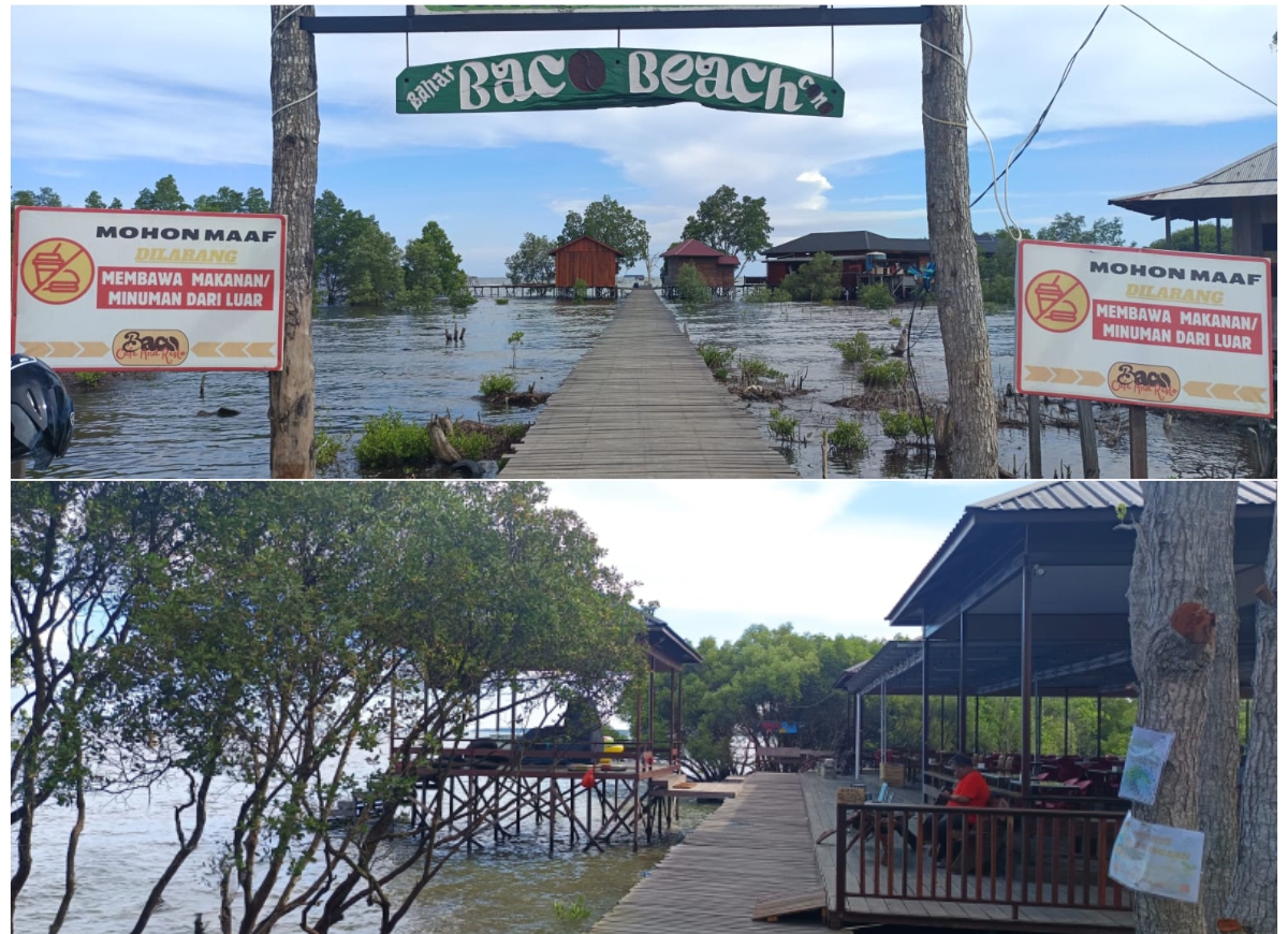 Pantai Teluk Lingga Kecamatan Sangatta Utara, Kutai Timur. (FOTO : JUFRIADI/KP)
