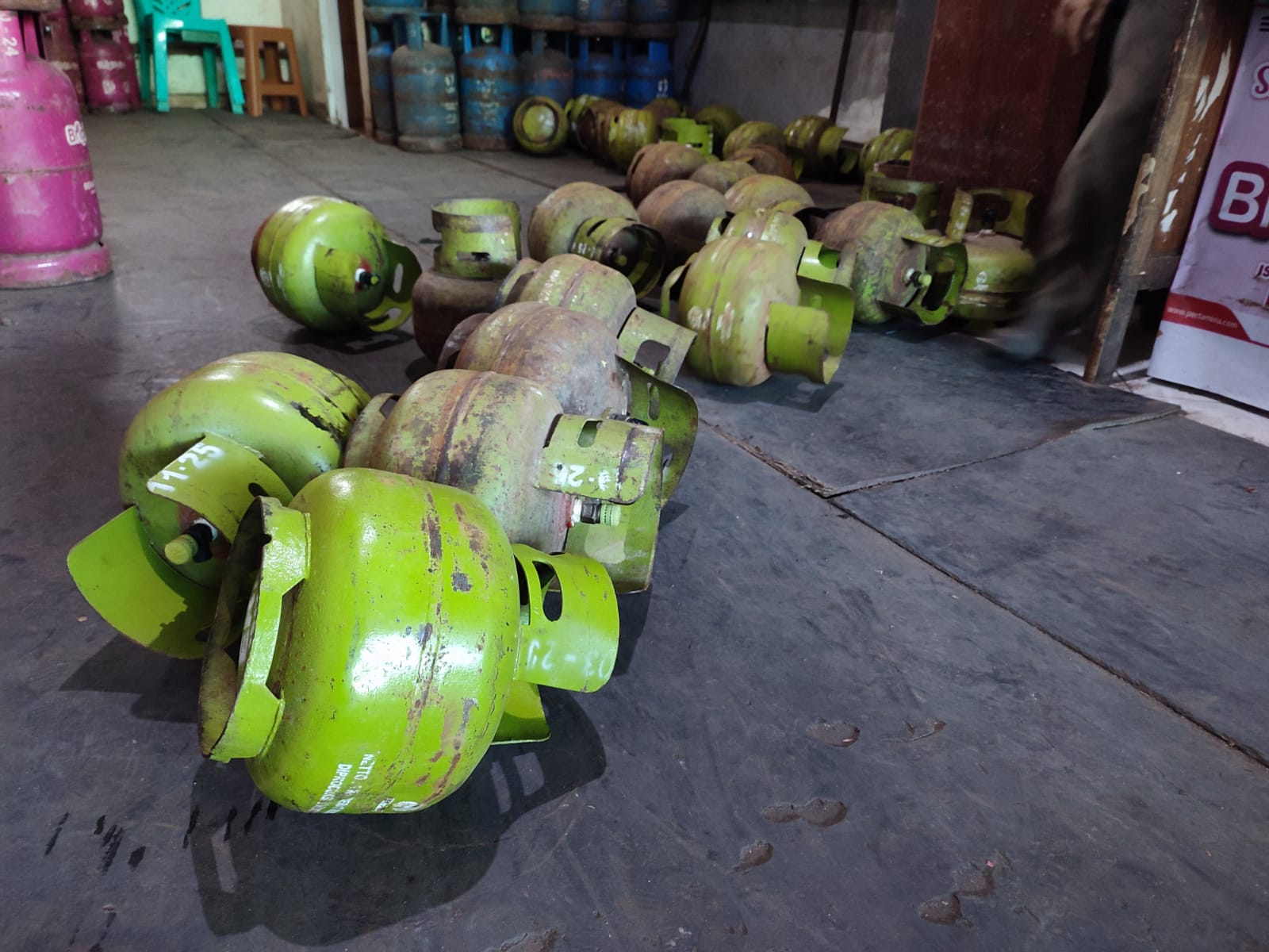 BERKURANG: Pasokan LPG 3 kg untuk Kabupaten Paser dari Pertamina pada 2025 ini berkurang.
