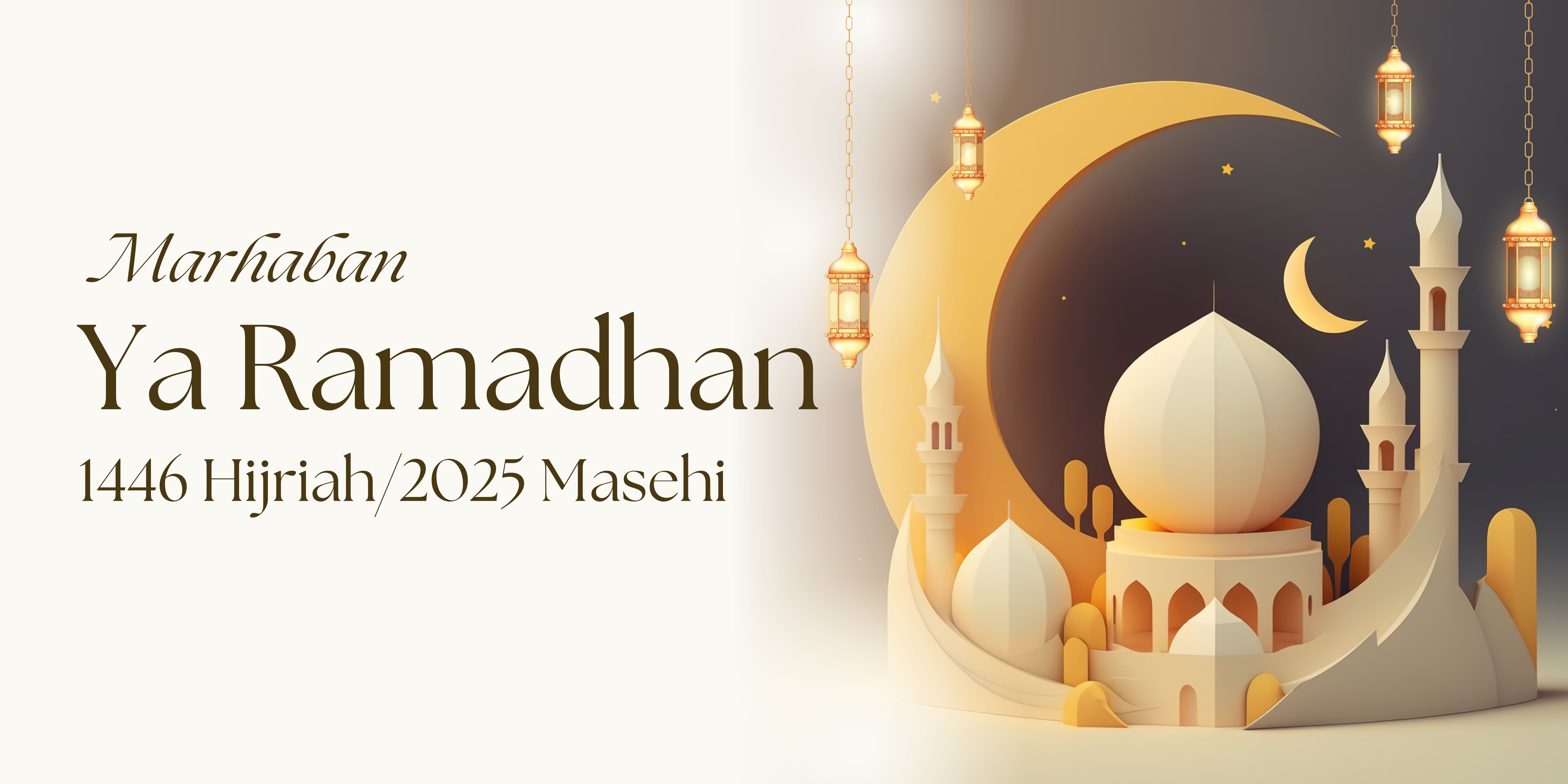 BULAN SUCI: Referensi ucapan maaf jelang Ramadhan 2025.