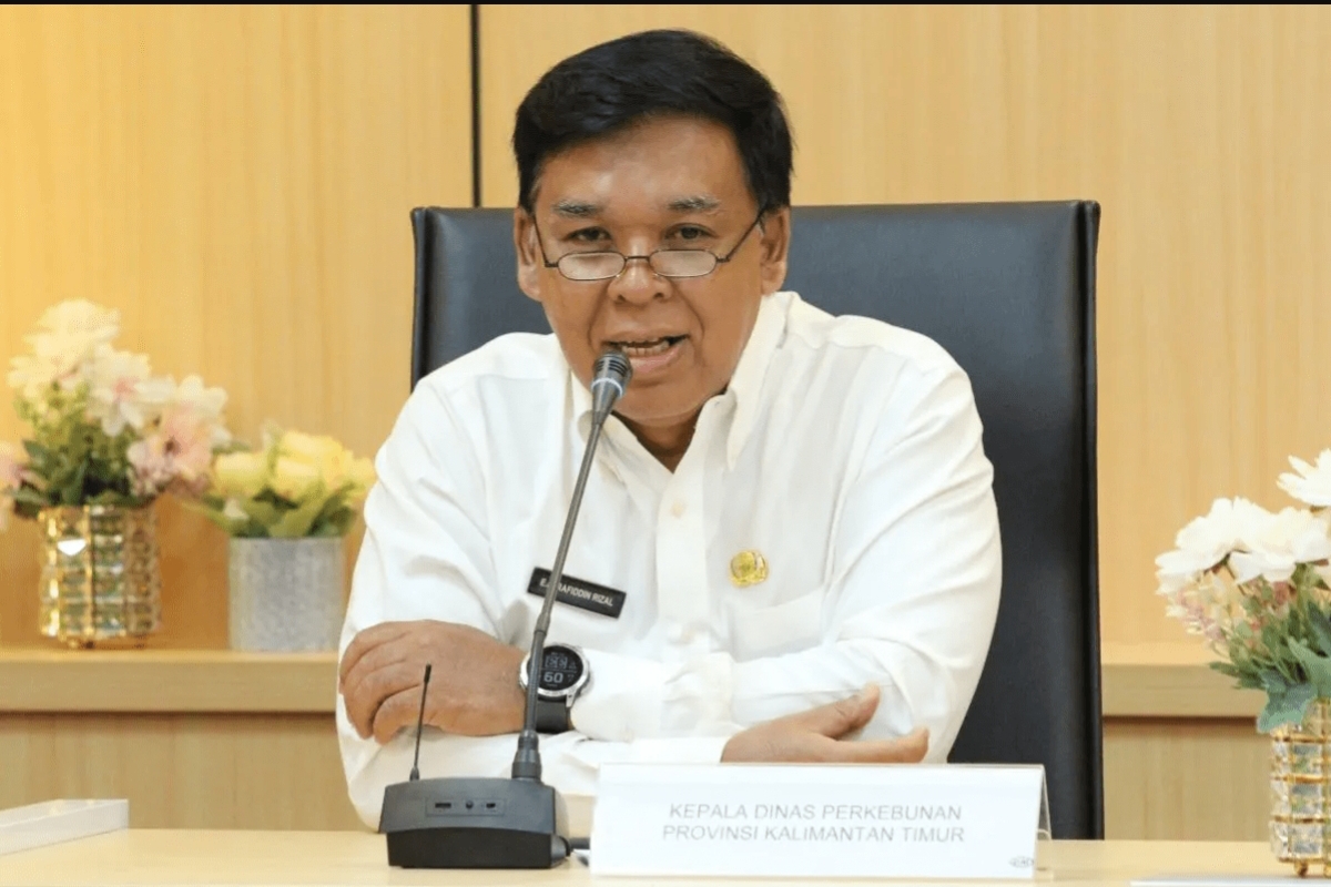 Kepala Dinas Perkebunan Kaltim Ence Achmad Rafiddin Rizal