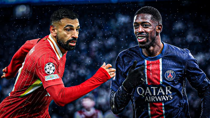 Laga PSG vs Liverpool jadi ajang adu tajam Ousmane Dembele dengan Mohamed Salah.