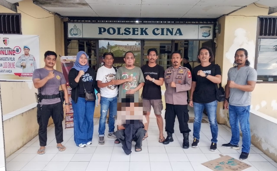 KABUR JAUH: Pelaku KDRT AF ditangkap usai kabur ke Sulawesi Selatan.