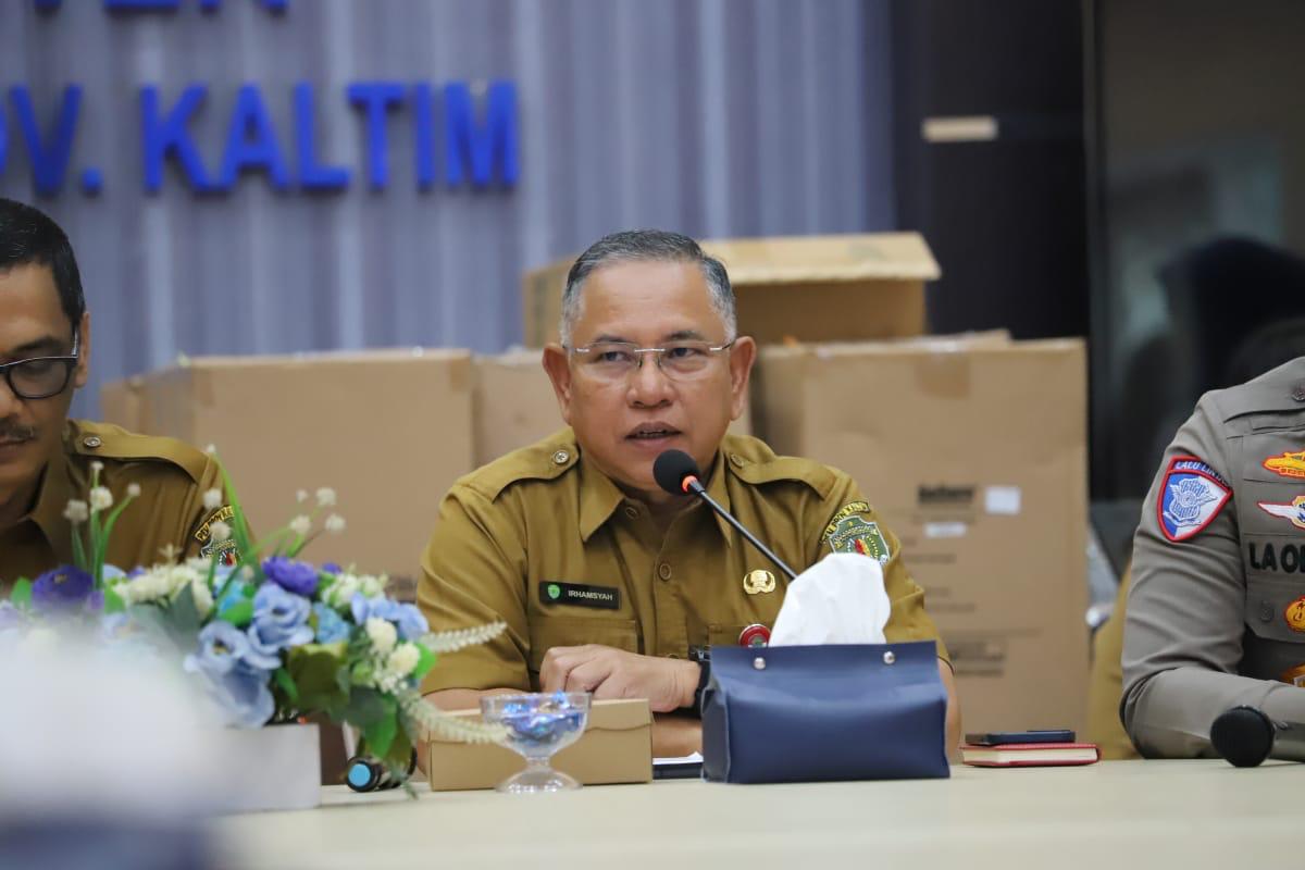 Pelaksana tugas Kepala Dinas Perhubungan Kaltim Irhamsyah.