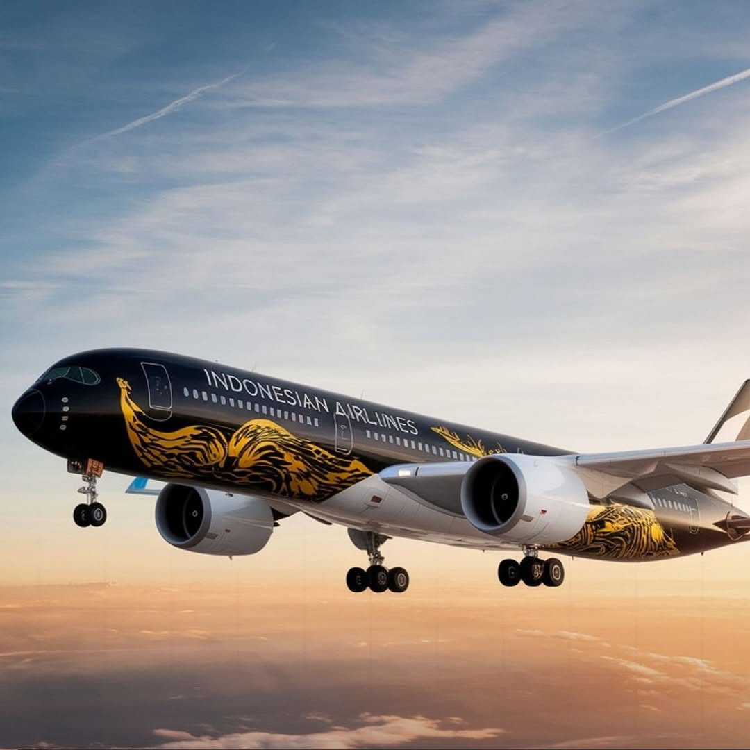 Maskapai Indonesia Airlines yang didirikan di Singapura dan siap melayani rute internasional.