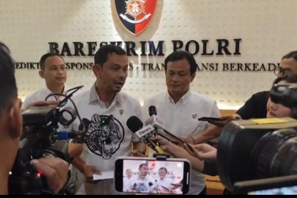 KASUS : Mabes Polri beberkan penangkapan direktur Persiba Balikpapan, Catur Adi. (FOTO: IST)