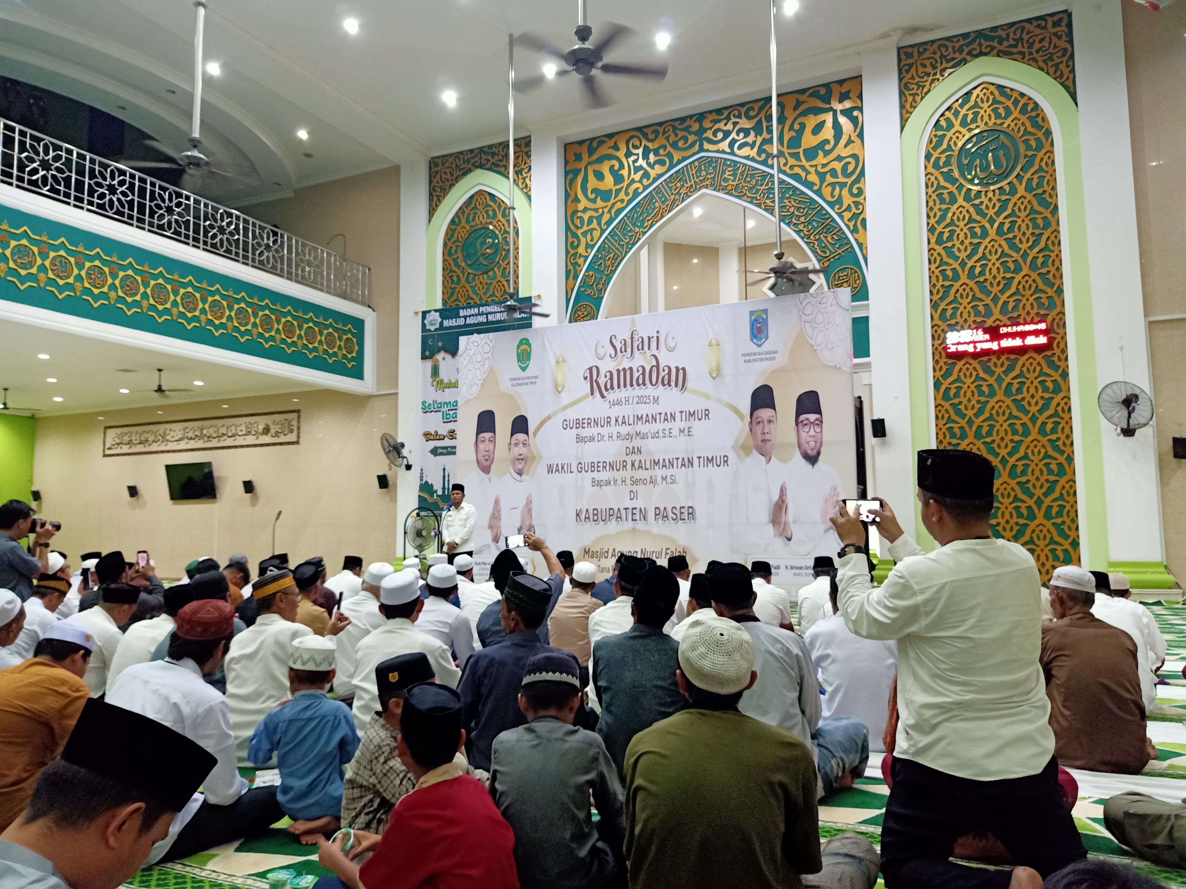 KALI PERTAMA: Gubernur Kaltim Rudy Mas