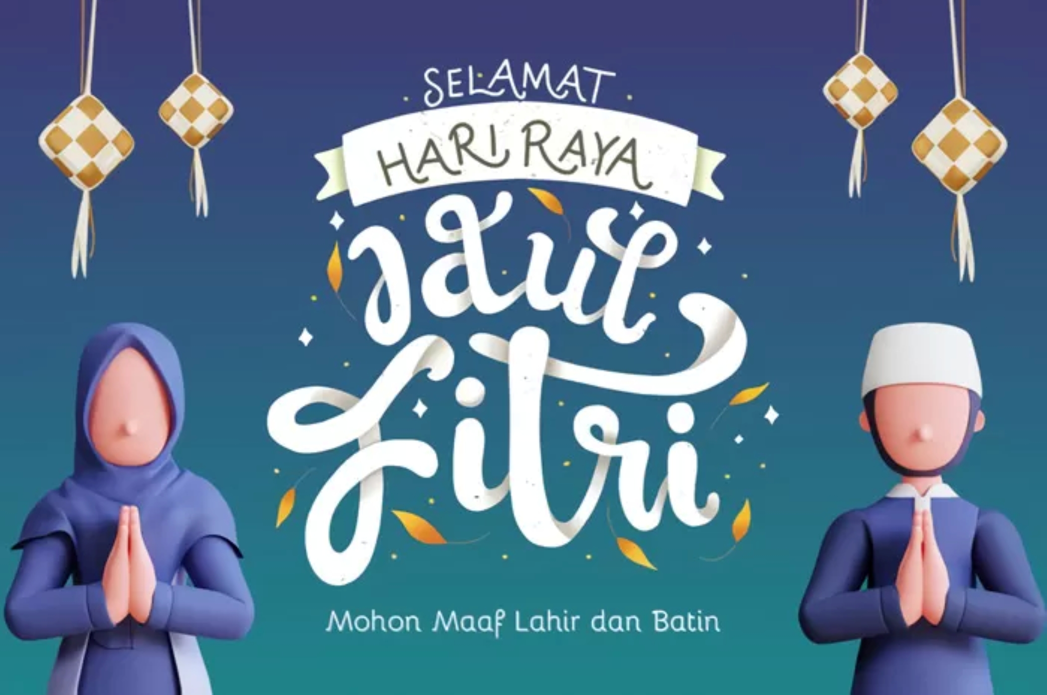 Ucapan Idulfitri 2025 yang tulus dan bahasa santun.
