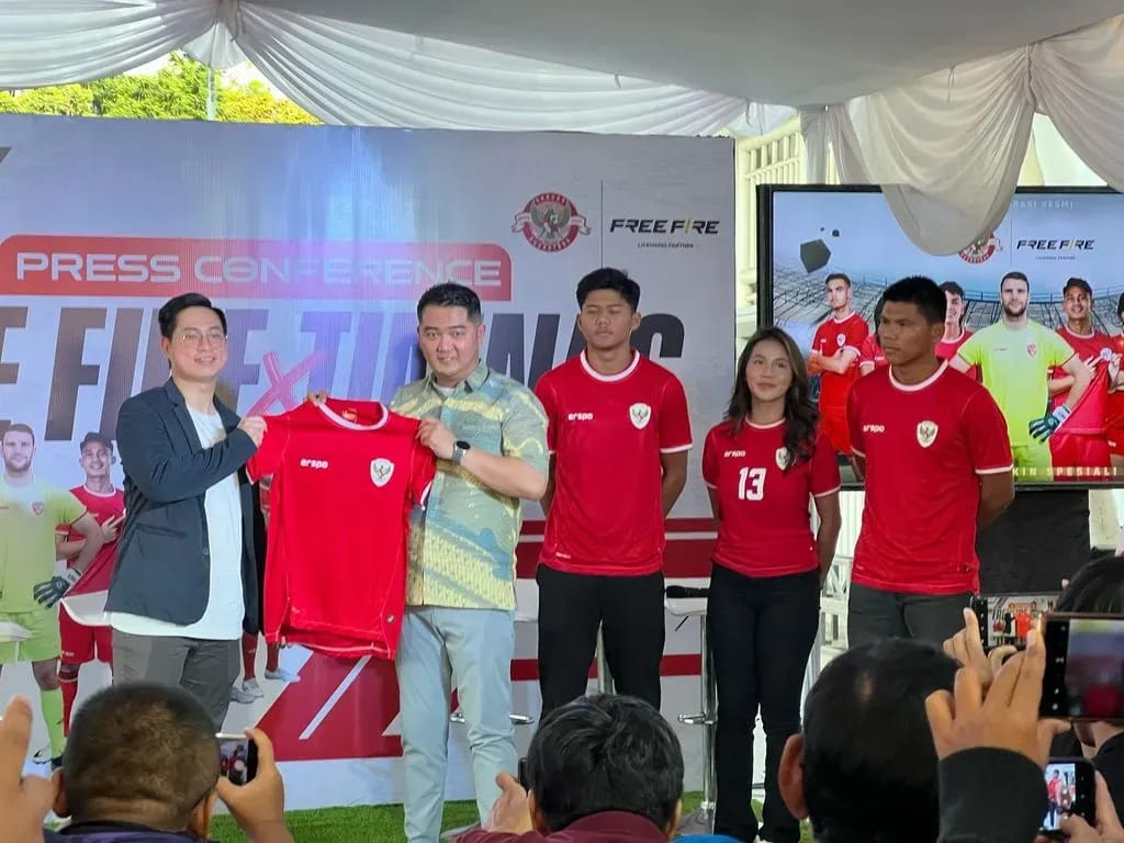 Free Fire secara resmi berkolaborasi dengan Timnas Indonesia.