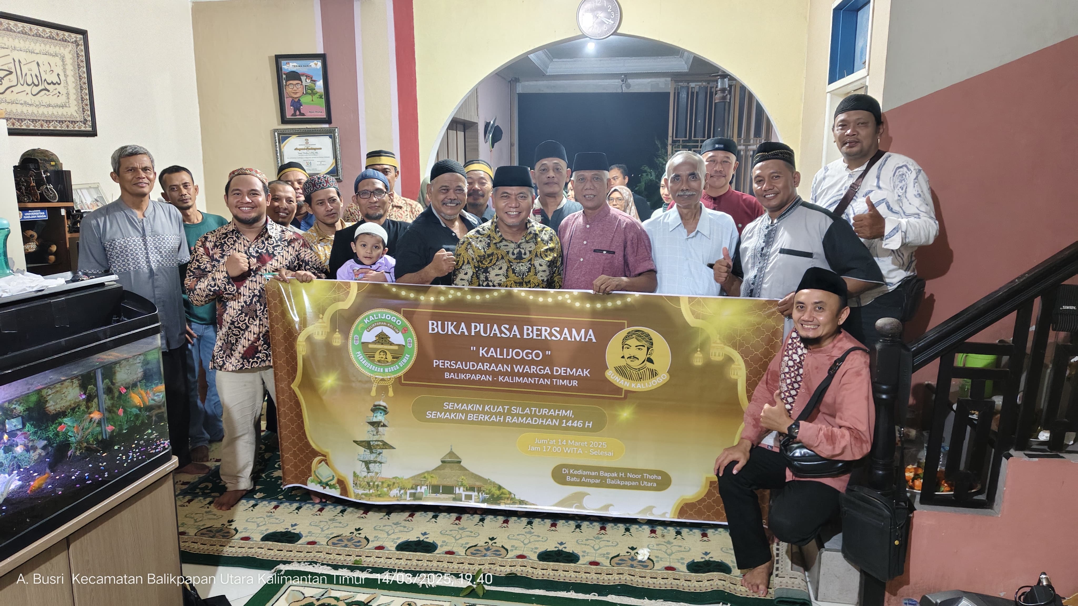 Paguyuban Warga Demak Kalijogo Balikpapan jaga silaturahmi lewat buka bersama.