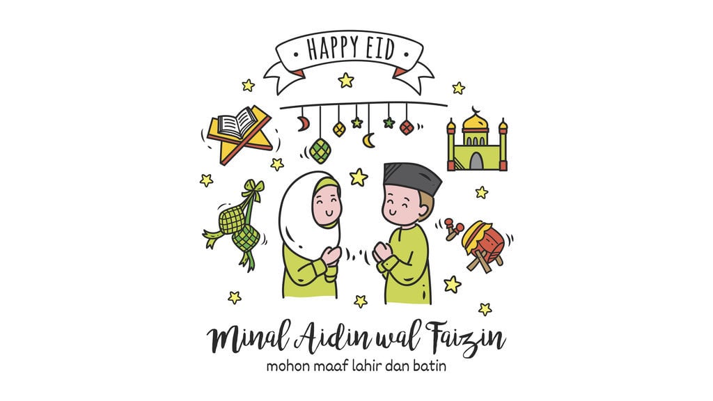 Ilustrasi. Bikin kartu ucapan Idul Fitri unik dan anti pasaran dengan mudah.