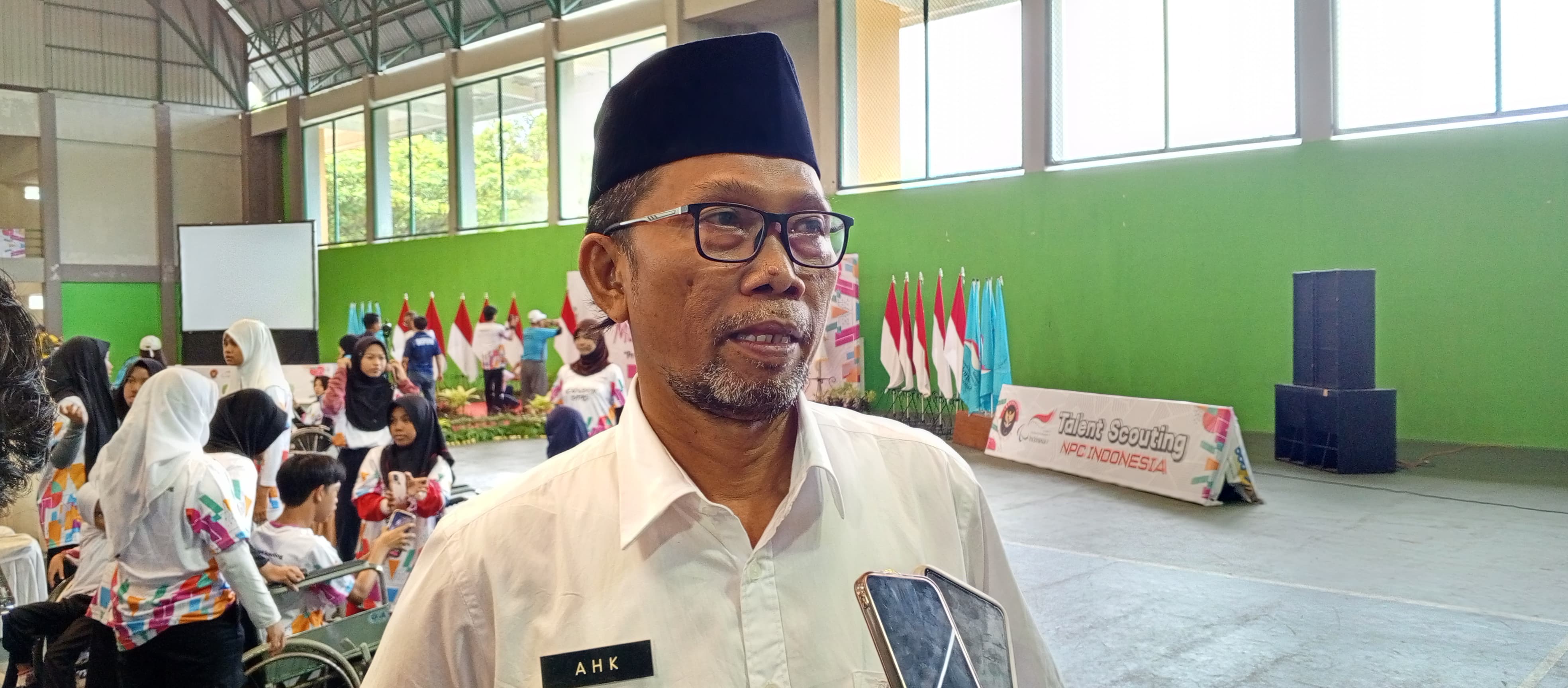 VENUE: Kepala Dispora Kaltim Agus Hari Kusuma sebut wacana pembangunan venue atlet disabilitas bakal diupayakan.