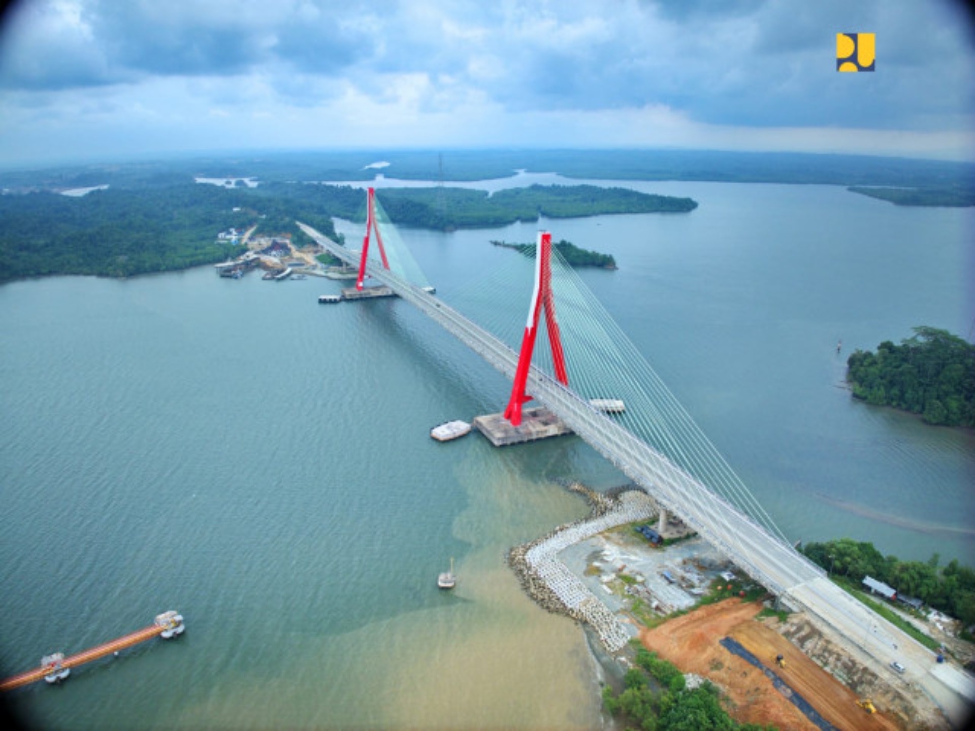 Jembatan Pulau Balang. (Kementerian PU)