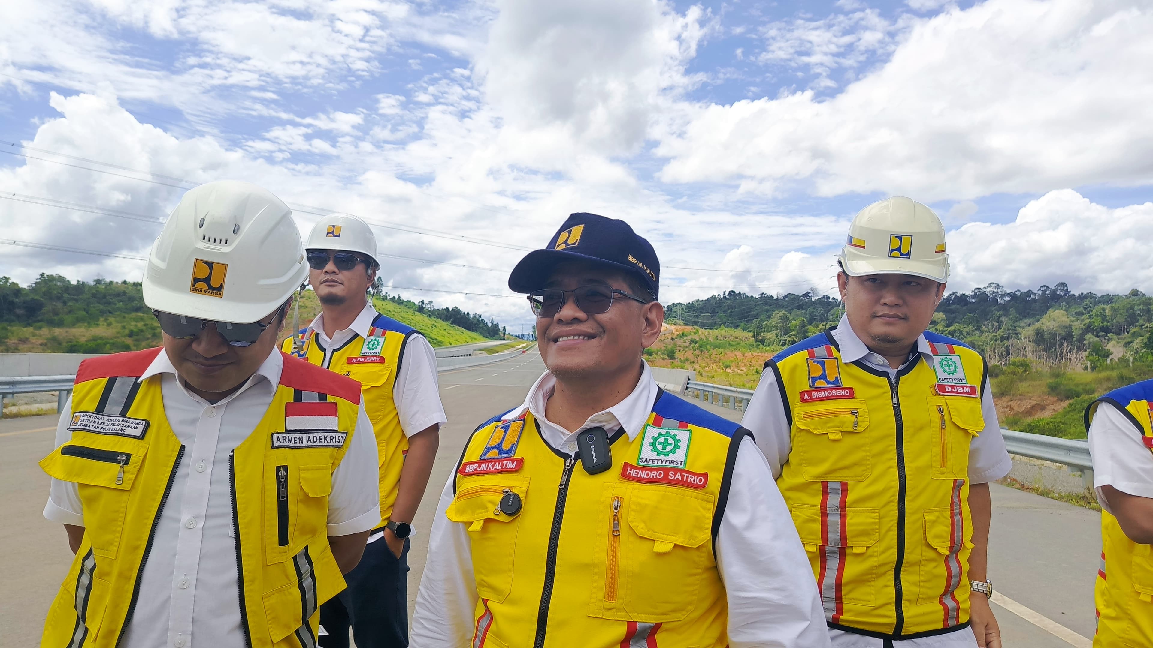 ANTISIPASI : Mobil Patroli disiagakan selama fungsional Jalan Tol IKN. Mulai 24 Maret hingga 7 April 2025. (FOTO: RIKIP/KP)