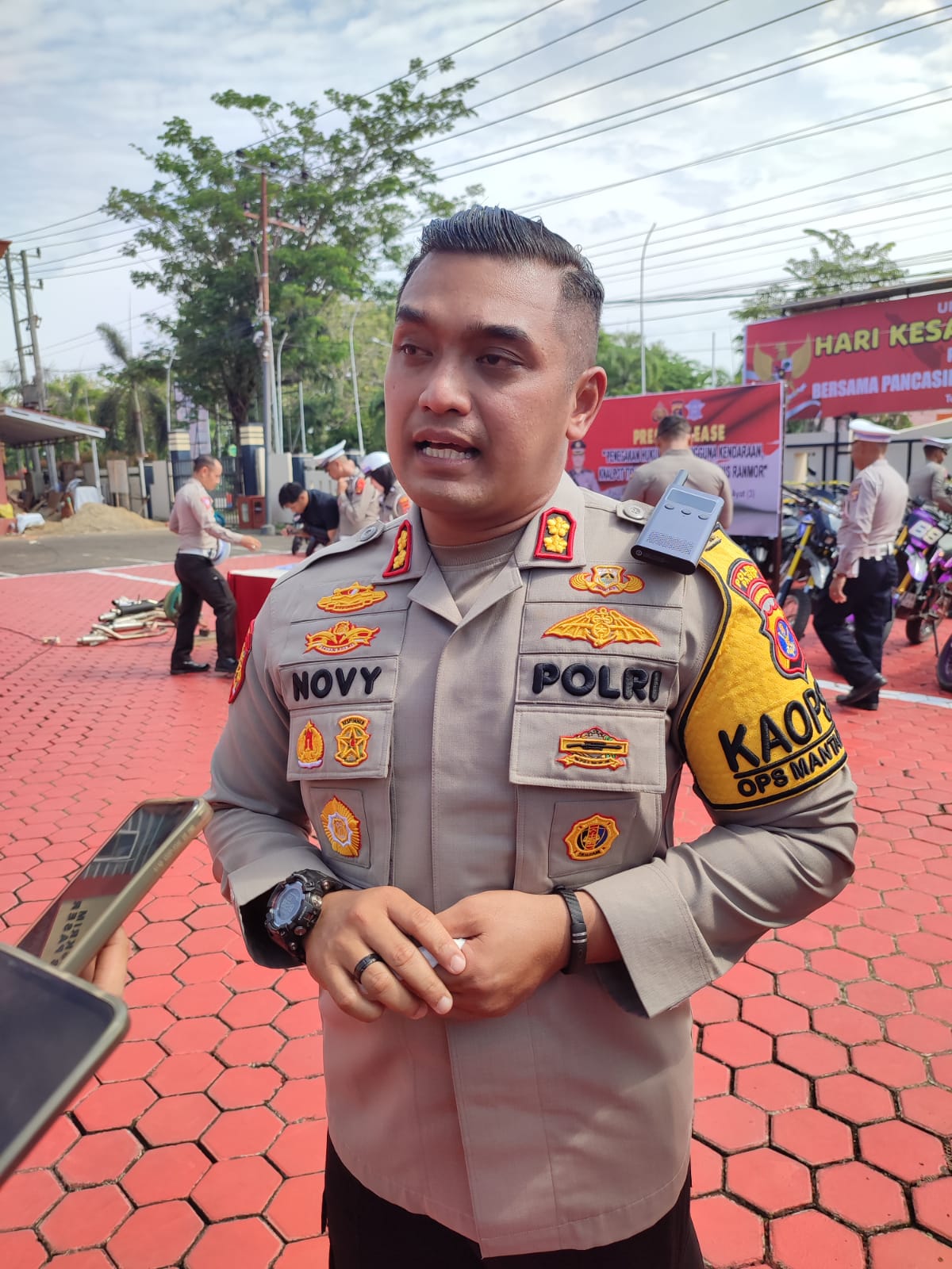 Kapolres Paser AKBP Novy Adi Wibowo