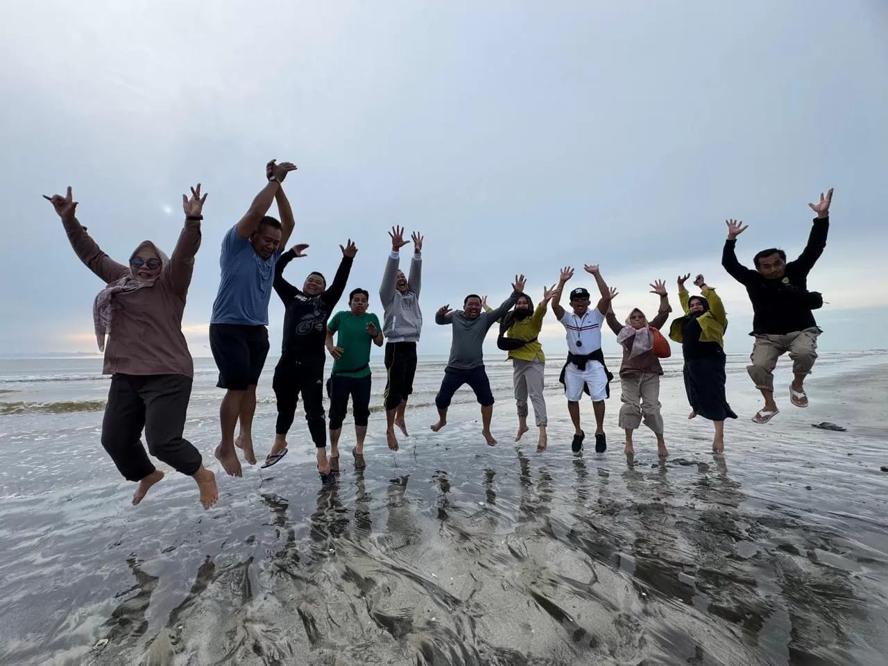 Pantai Senipah di Kecamatan Tanjung Harapan, Paser
